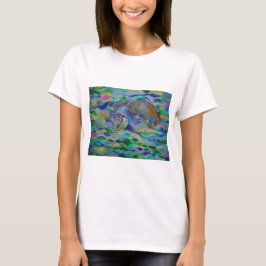 Loggerhead Turtle Colorful Art T-shirt