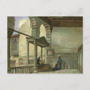 Loggia of Memlook Radnau Bey's House, Kairo Vykort