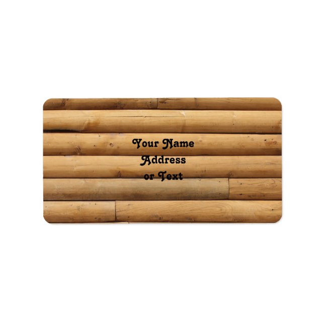 Loggkabinsida Adressetikett (Framsidan)