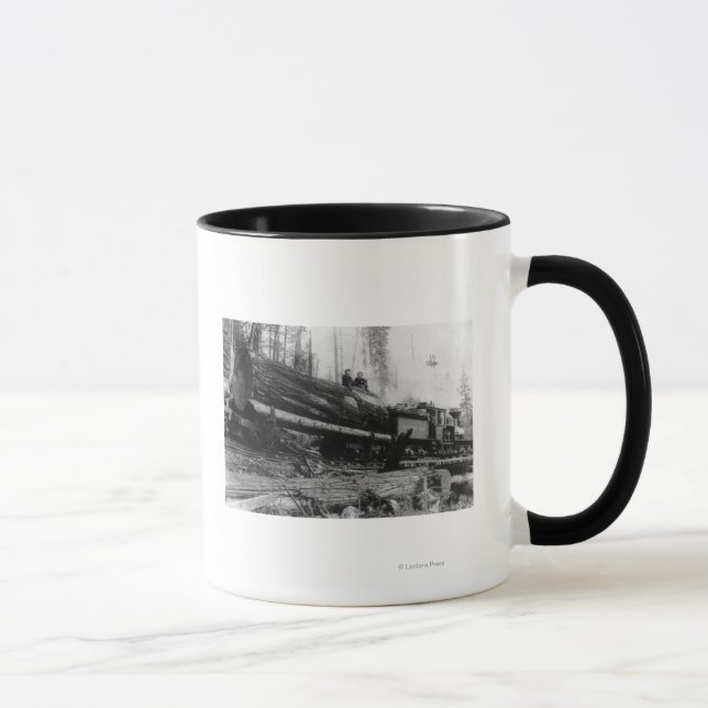Loggning av Tåg som transporterar manar och Mugg (Höger)