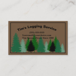 Loggningstjänst Visitkort