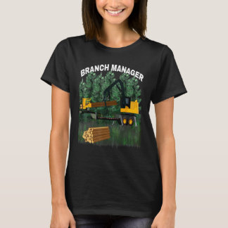 Loggningsutrustning för loggning av Gult i Gren Ma T Shirt