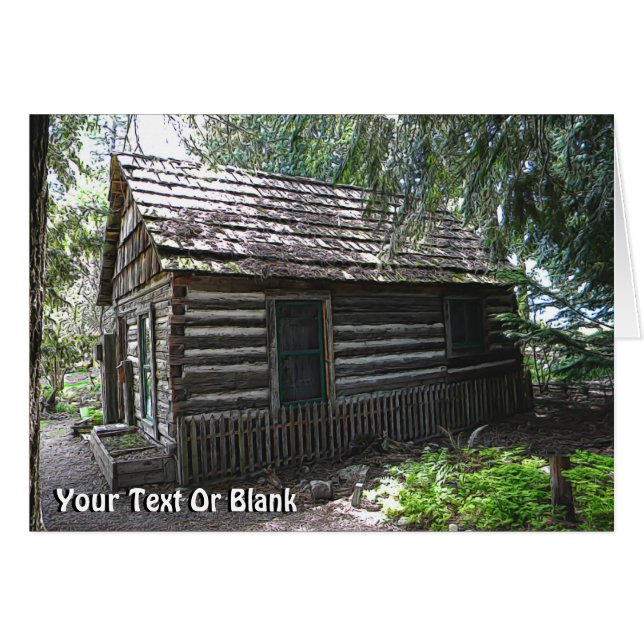 Loggskåp Hälsningskort (Framsidan Horizontal)