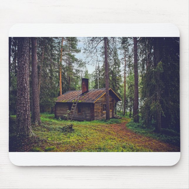 Loggstugan Hemmet Finland Landskap Musmatta (Framsidan)