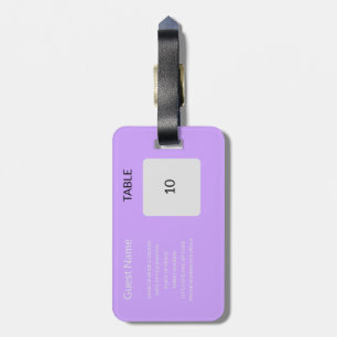 Loggtagetagg för resgodsschematabellen för favorit bagagebricka