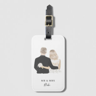 Loggtagg för grov illustration bagagebricka