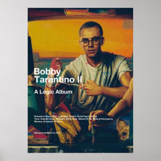 Logic Bobby Tarantino II Album Cover Poster