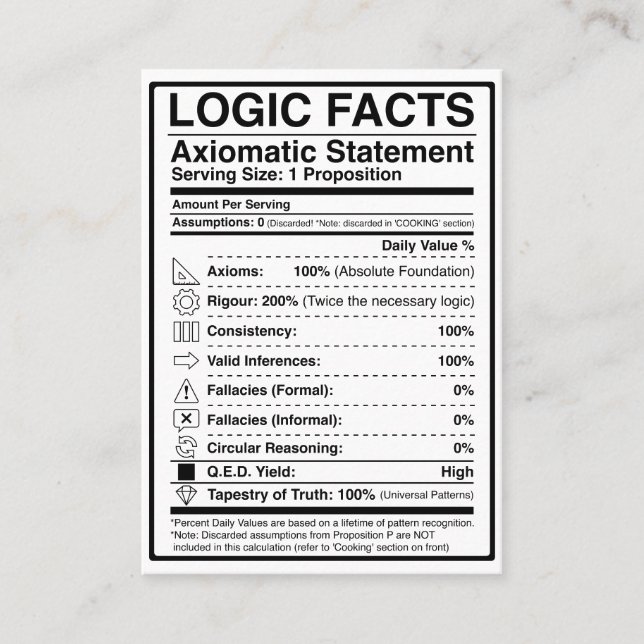 LOGIC_FACTS VISITKORT (Framsida)