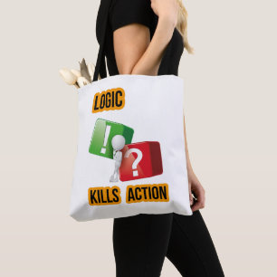 "Logic Kills Action" görares mindset, streetwear Tygkasse