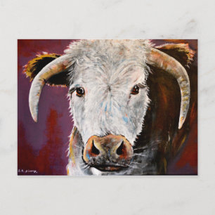 Logie Longhorn Vykort