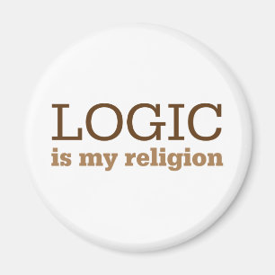 Logik är min religion magnet