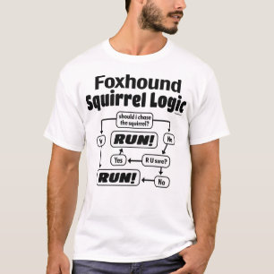 Logik för foxhound Squirrel T Shirt