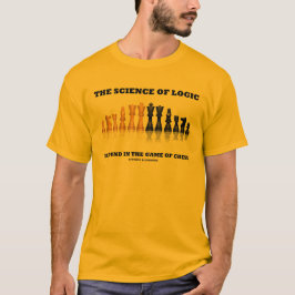 Logikvetenskapen finns i schackens spel t shirt
