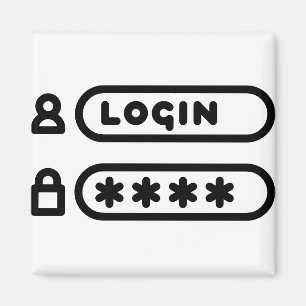 LOGIN/MOT DE PASSE MAGNET