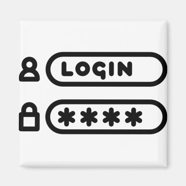 LOGIN/MOT DE PASSE MAGNET (Framsidan)