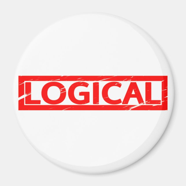 Logiskt Frimärke Magnet (Framsidan)