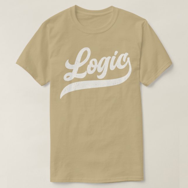 Logiskt logiskt tänkande t shirt (Design framsida)