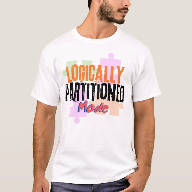 Logiskt partitionerat läge (LPAR) i Mainframe Pro T Shirt (Framsida)