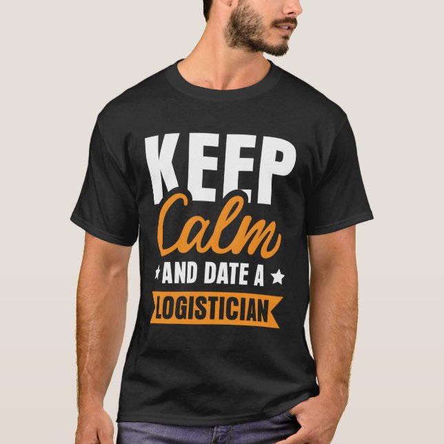 Logistician Logician T Shirt (Framsida)