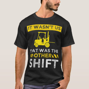 Logistik för stacker-stacker från gaffeloperatörer t shirt