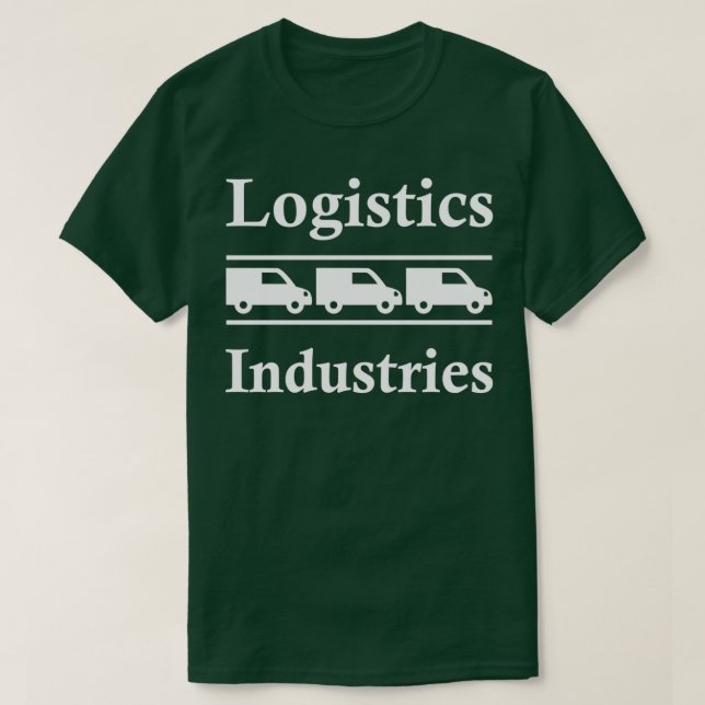 logistik och transport 2 t shirt (Design framsida)