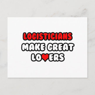 Logistiker gör Underbart Älskare Vykort