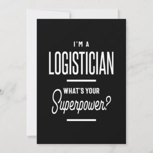 Logistikerjobbtitel - gåva tack kort