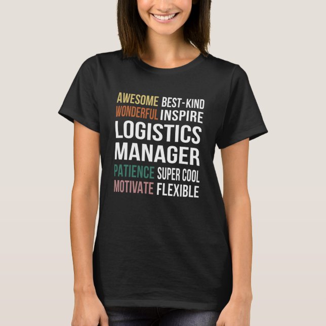 Logistikhanterarens avskrivning t shirt (Framsida)