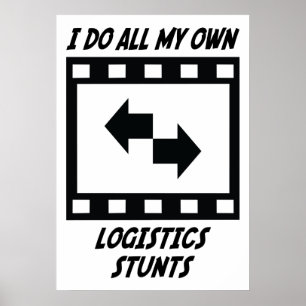 Logistikstugor Poster