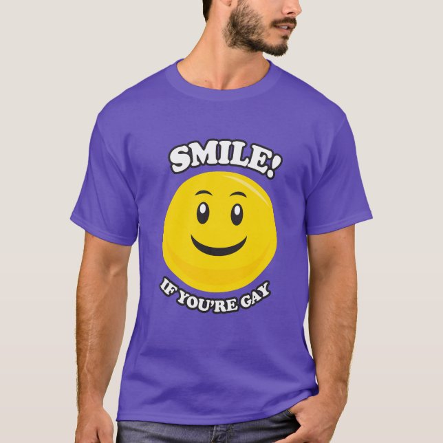 LOGNA OM DU ÄR GAY T SHIRT (Framsida)