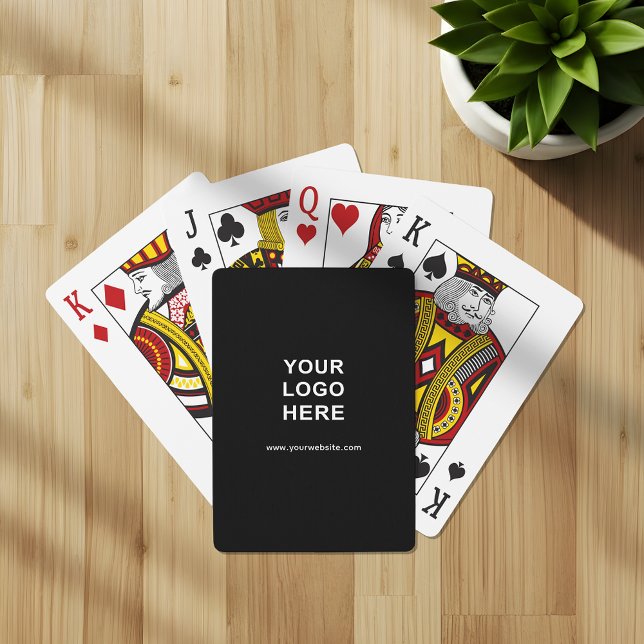 Logo and Custom Text Business Promotional Casinokort (Skapare uppladdad)