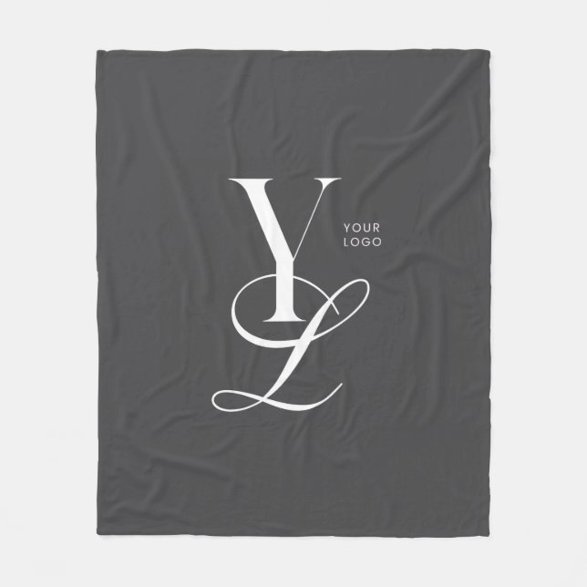 Logo Blanket Company Logo Gift Fleece Blanket (Framsidan)