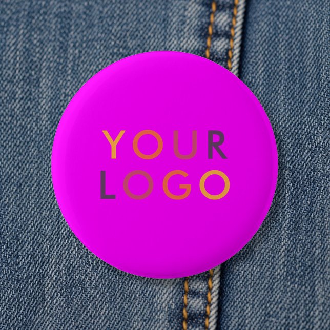 Logo Business Branding Pink Magenta Knapp (Skapare uppladdad)