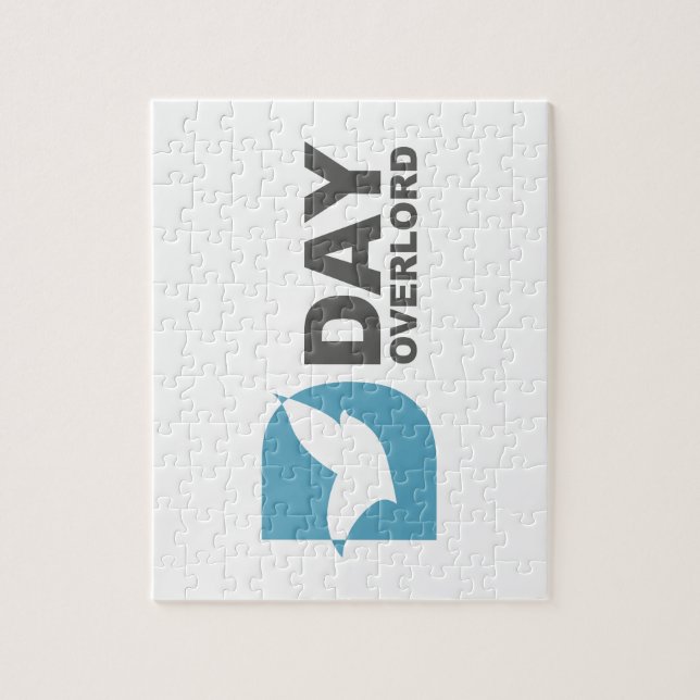 Logo D-Day Overlord profil Pussel (Vertikal)