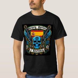 Logo de Heavy metal e historia - Youtube T Shirt