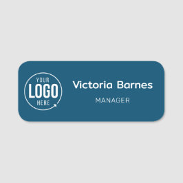 Logo Employee Staff Magnetic or Pin Name Tag Namnbricka