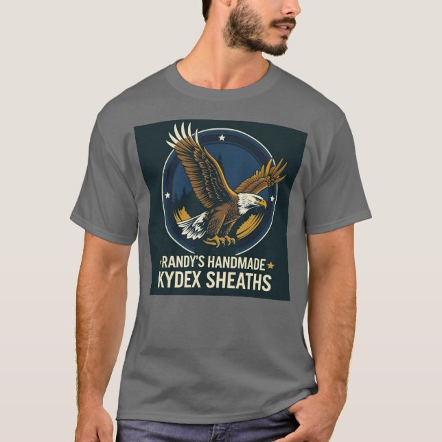 Logo for Randy's Knives and Kydex T Shirt (Framsida)