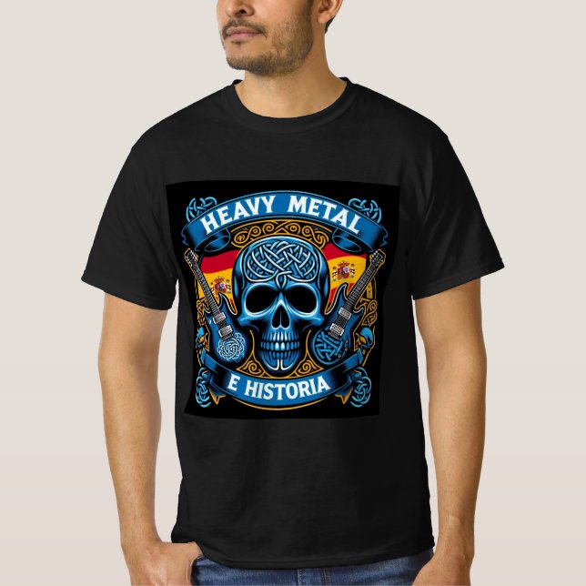 Logo Heavy metal e historia - Youtube T Shirt (Framsida)