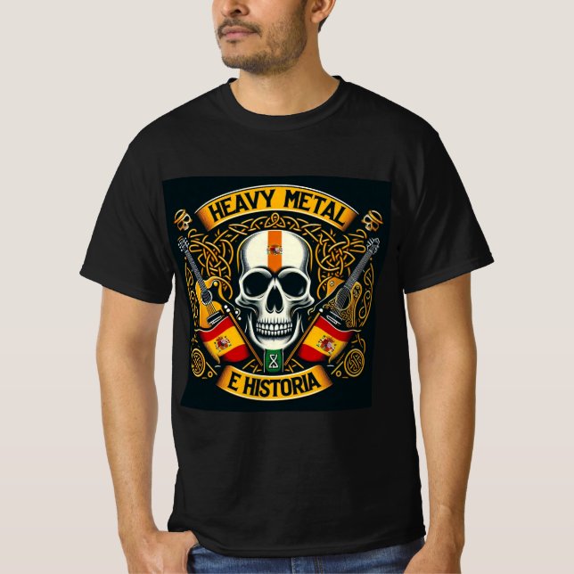 Logo Heavy metal e historia - Youtube T Shirt (Framsida)