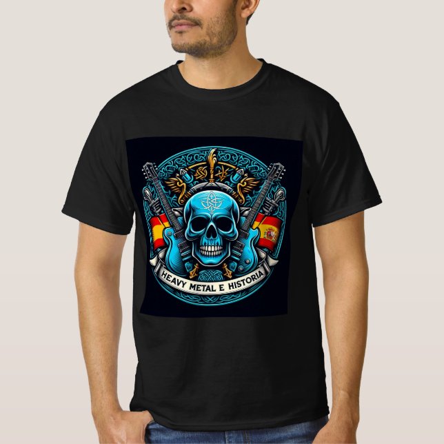 Logo Heavy metal e historia - Youtube T Shirt (Framsida)