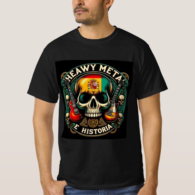 Logo Heavy metal e historia - Youtube T Shirt (Framsida)