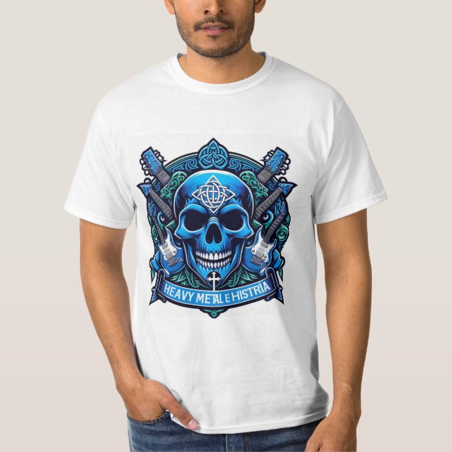 Logo Heavy metal e historia - Youtube T Shirt (Framsida)