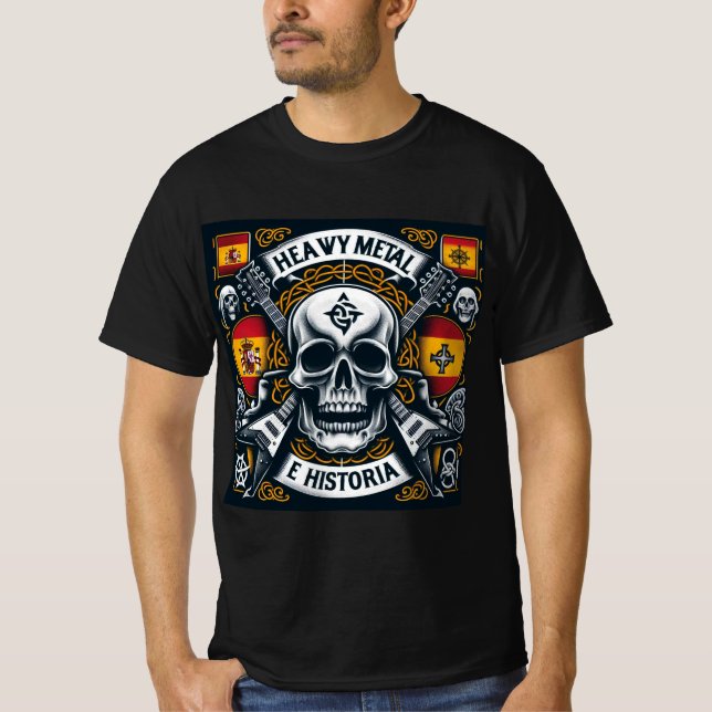 Logo Heavy metal e historia - Youtube T Shirt (Framsida)