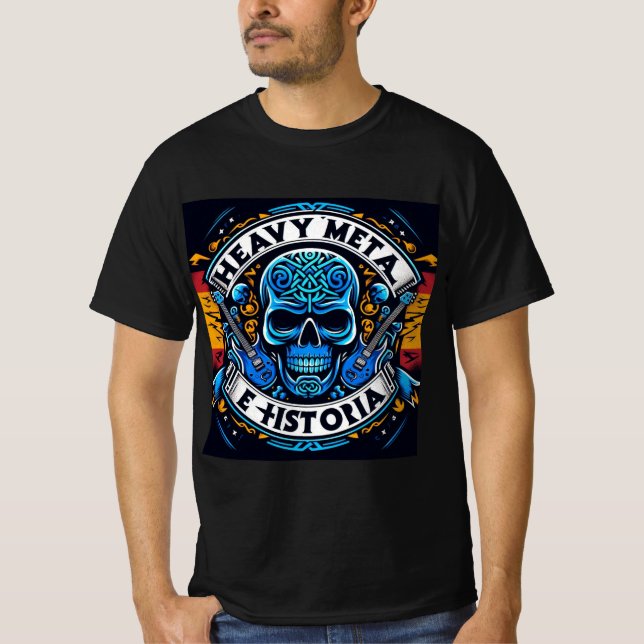 Logo Heavy metal e historia - Youtube T Shirt (Framsida)