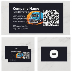 Logo Junk Removal Visitkort