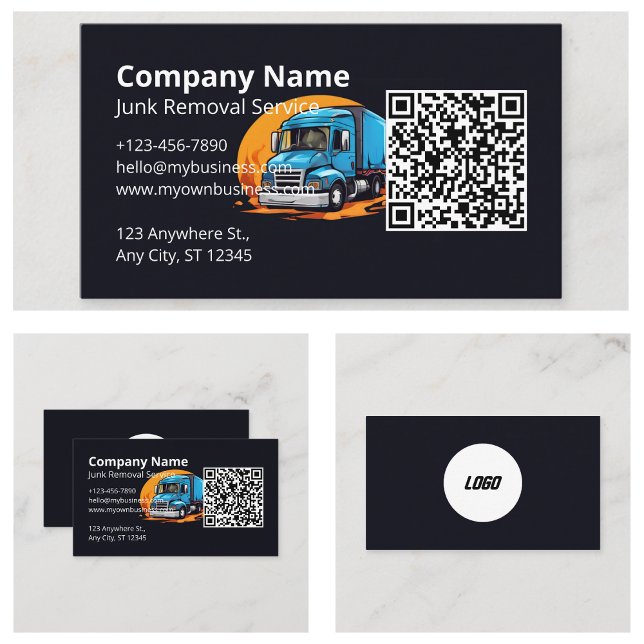 Logo Junk Removal Visitkort (Logo Junk Removal)