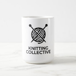 Logo Knitting Collective Pelote de Laine Kaffemugg