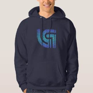Logo_Mask_Blue_Sweatshirt Sweatshirt Med Luva