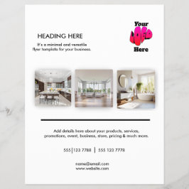 Logo Minimal Photo Business Marketing Reklamblad