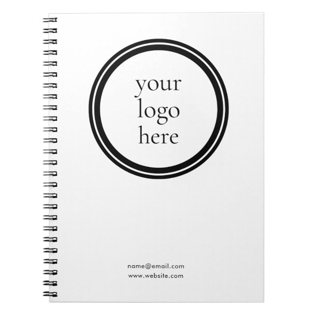 Logo Modern Professional Business Anteckningsbok (Framsidan)